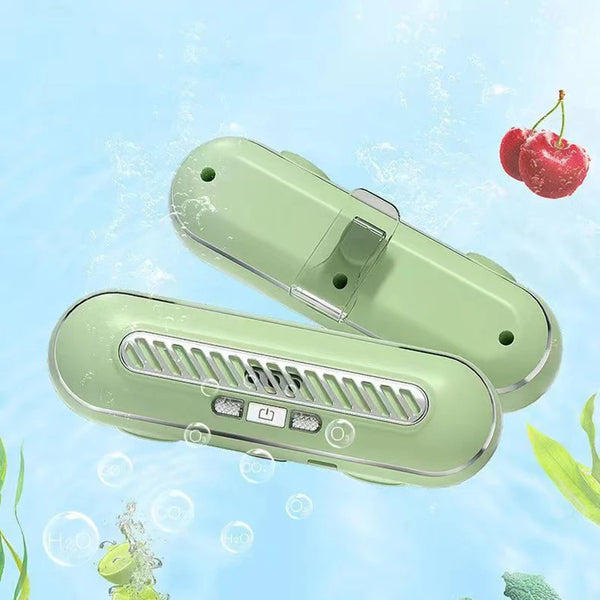 Fridge Deodorizer Refrigerator Air Freshener in green design, effective in neutralizing bad odors for fresh refrigeration.