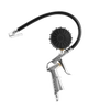 Car Tyre Pressure Gauge showing an ergonomic design with a dial for precise pressure readings.