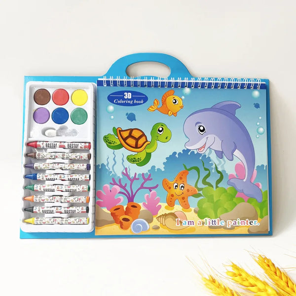  Magic Water Painting Preschool Sketchbook