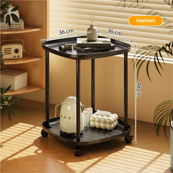 2-Tier Rolling Utility Storage Trolley