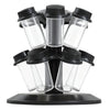 Mushroom 12-Jar Rotating Spice Rack Organizer