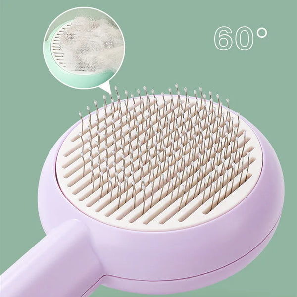 Flower Design Pet Hair Remover Comb