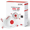 FFP3 NR-D Face Respirator Mask in packaging, designed for high-efficiency protection against airborne particles.