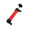 Manual Siphon Pump and Fluid Transfer System in bright red and black design for liquid transfer.
