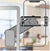 360 Degree Rotation Laptop Screen Extension Phone Holder attached to a laptop, showcasing a smartphone at eye level.