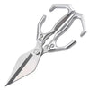 Strong Big Head Kitchen Scissors with durable SK5 steel blades and oversized cutting head for versatile cutting tasks.