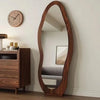 Irregular Solid Wood Frame Full-Length Mirror