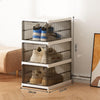 Clear Foldable Shoe Storage Rack – 3 Tier