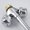 Dual Handle Chrome Kitchen Sink Mixer Tap