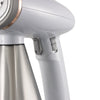 Close-up of the 1100W Foldable Handheld Clothes Steamer handle and controls, showcasing ergonomic design and functionality.