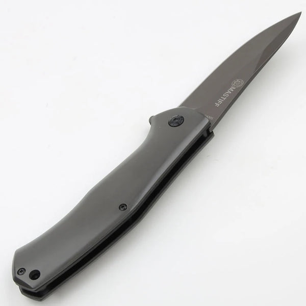DA305 Steel Handle Folding Survival Knife