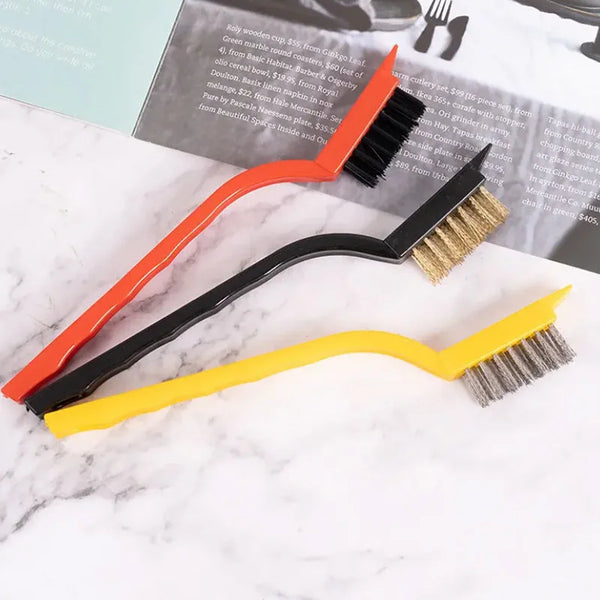 Cooktop Cleaning Brush Copper Nylon Steel Wire