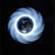 3D Printed Glowing Rotatable Ace Ring Toy displaying a mesmerizing light effect during spinning motion.