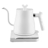 Stainless Steel Electric Home Kettle for Office Tea Kettle on a warming base, designed for efficient boiling.