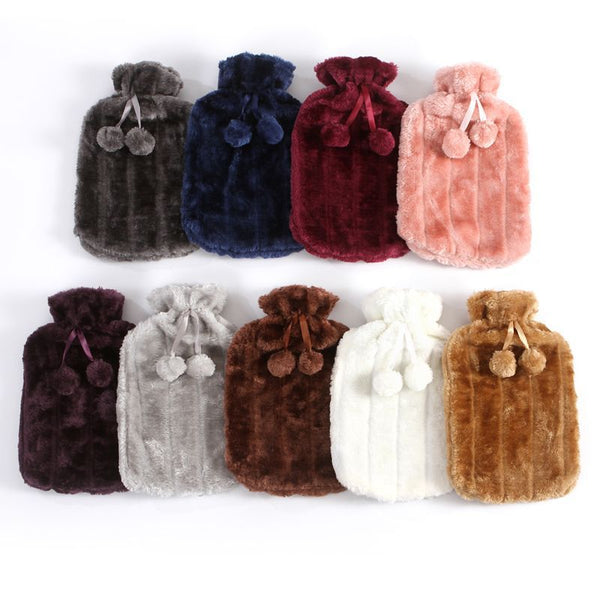 Insulated Hot Water Bottle with Soft Cover