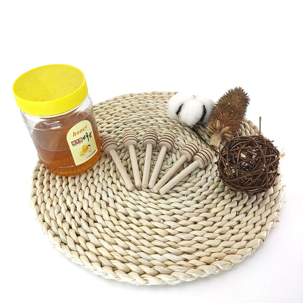 Mini Wooden Honey Dipper Stick