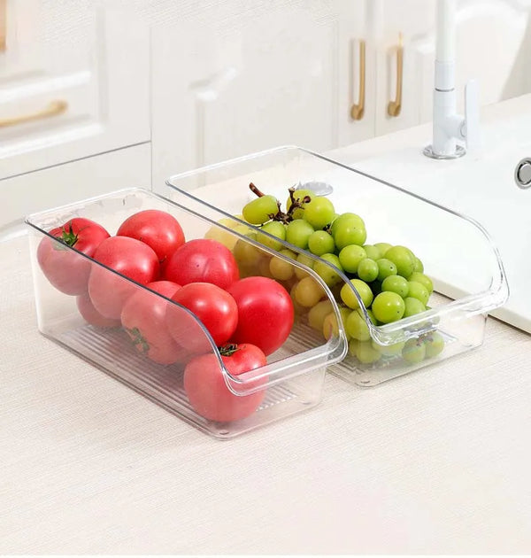 Clear Stackable Fridge & Storage Drawer