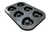Non-Stick Heart Shaped 6-Cup Muffin Tray designed for perfectly shaped heart treats.
