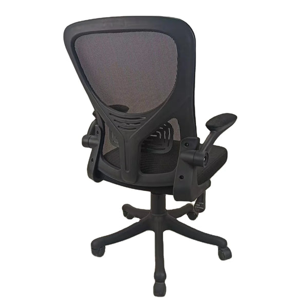 Back view of an Adjustable Ergonomic Full Mesh Office Chair featuring breathable mesh design and adjustable armrests.