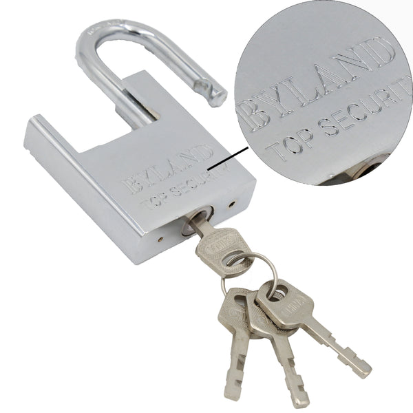 Electroplated Blade Half Clad Beam Iron Padlock