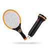 Rechargeable Electric Mosquito Killer Racket Fly Swatter shown from multiple angles for effective insect elimination.