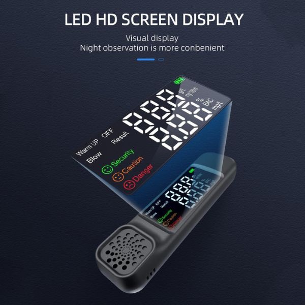 Handheld Digital Breathalyser Alcohol Tester