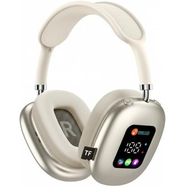 Wireless Bluetooth Headphones with Digital Display