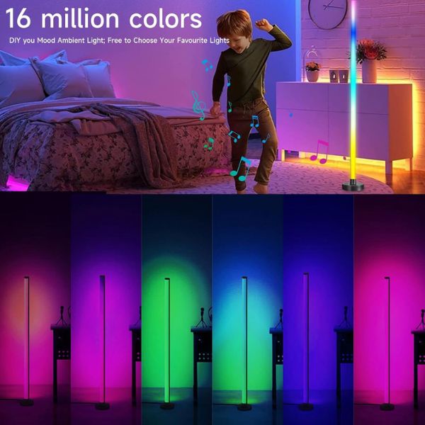 Smart RGB Corner Floor Lamp