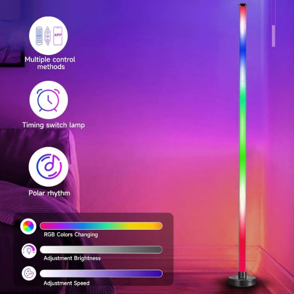 Smart RGB Corner Floor Lamp
