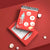 Gout Patch Finger Bunion Toe Pain Relief product packaging on a red background with informational graphics.