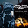 Portable Solar COB Work Light - Bright & Reliable Lighting for outdoor camping, easily worn on backpack and pocket.