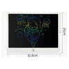 Colorful drawing on an LCD Writing Tablet Drawing Board featuring a mermaid and jellyfish, size 32.8cm x 25cm.