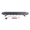LED-780D-7 High Power Emergency Led Light Bar in black with wiring harness for easy installation.