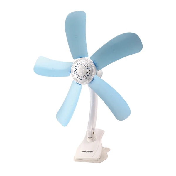 5 Blade Cooling Plastic Handheld Fan providing refreshing airflow in a compact design for personal use.