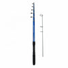 4.5M Telescopic Fishing Rod with 360 Light COB Lamp on a white background alongside a fishing rod holder.