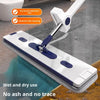 Hand Free Microfiber Mop with Foldable Bucket demonstrating its wet and dry cleaning features on different floor surfaces.