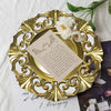 Vintage Gold Hollowed Charger Plate