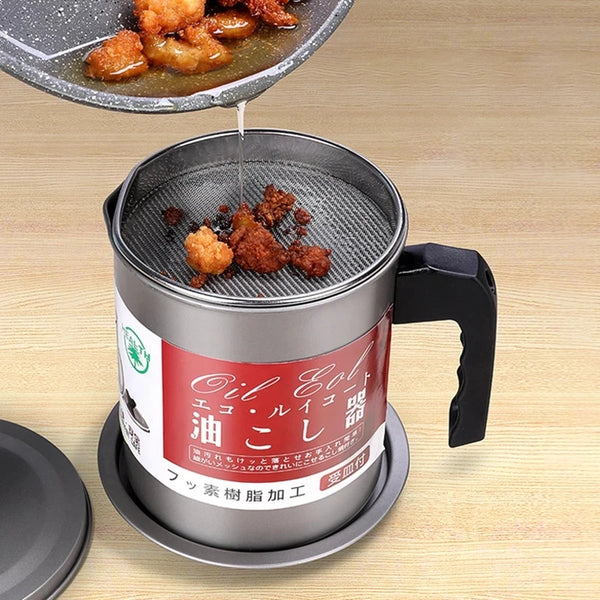 Kitchen Frying Oil Separator Filter Pot