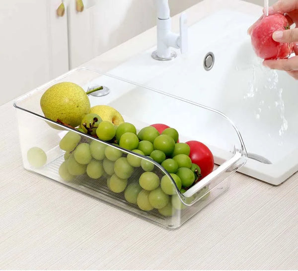 Clear Stackable Fridge & Storage Drawer