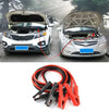 500 AMP Quality Booster Jumper Cable connecting two cars for emergency battery start.