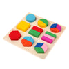 Wooden Shape Matching Peg Puzzle Learning Board