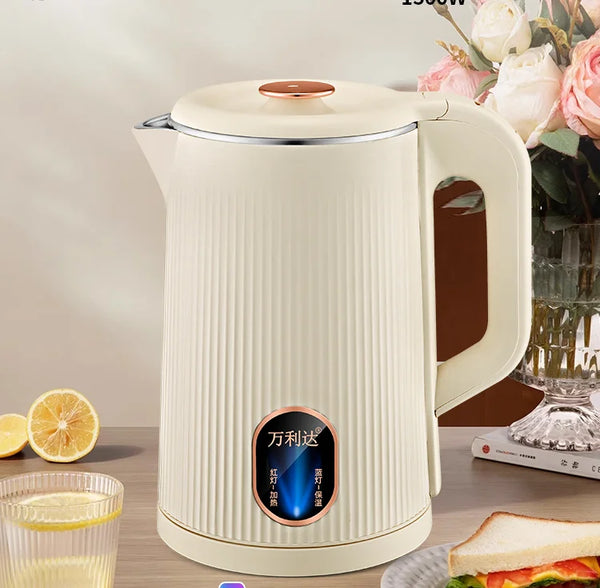 Double Wall One-touch Electric Water Kettle 1.7L