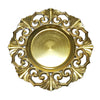 Vintage Gold Hollowed Charger Plate