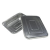 Two 3100ml Aluminium Foil Takeaway Containers stacked together, ideal for leftovers and family meals.