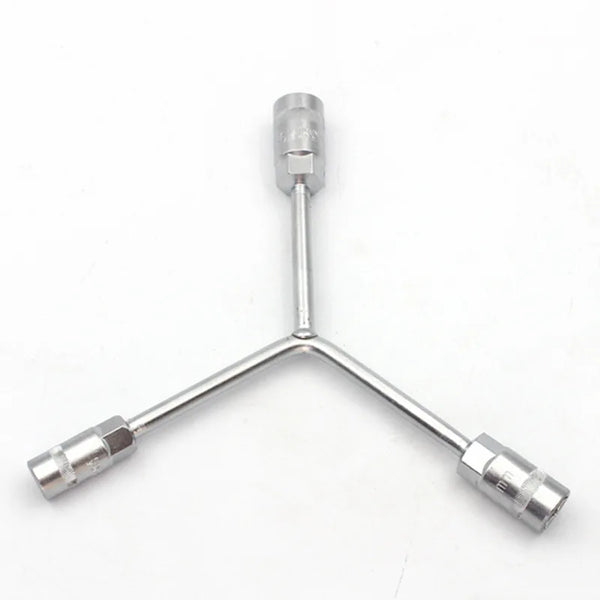 Extended Three-Prong Y-Shaped Socket Wrench showing its unique Y design for effective torque control.