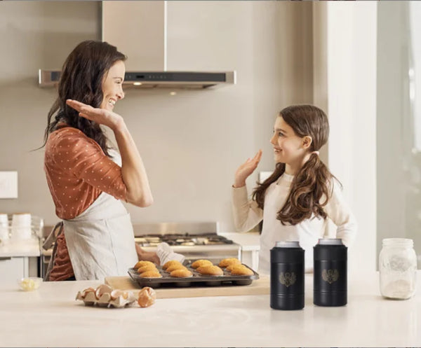 Non Tipping Stainless Steel Can Cooler