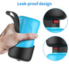 Portable Leak-Proof Dog Water Bottle and Bowl with easy one-handed use and leak-proof design for hydration on the go.