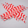 12-Piece Eco-Friendly Disposable Paper Straw Set