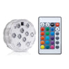 LED Aquarium Light with Remote Control featuring colorful LED bulbs and a multi-function remote for customizable lighting.