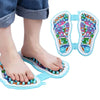Acupressure Foot Massage Mat with colorful beads for foot relaxation and tension relief.